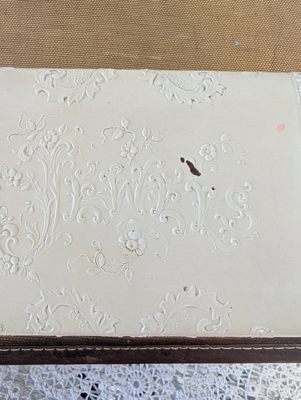 Vintage Jewelry Box From 1800 Victorian